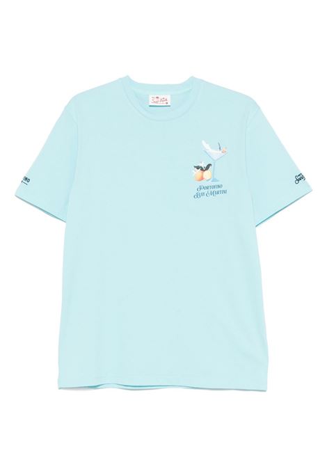 T-shirt in cotone azzurro MC2 | TSHIRT MAN-PORTOFINO BAY56